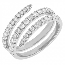 Load image into Gallery viewer, Round Diamond Wrap Ring
