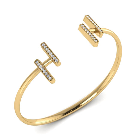 Double Bar Cuff Bracelet