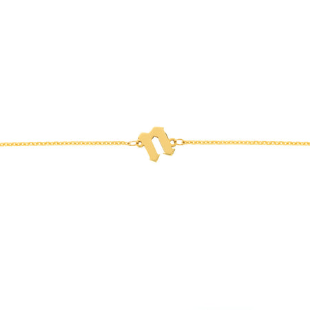 Gothic Initial Bracelet