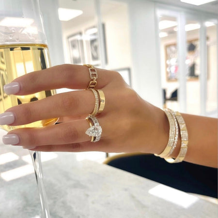Diamond Link Ring