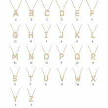 Load image into Gallery viewer, Pavé Initial Necklace
