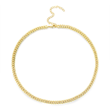 Load image into Gallery viewer, Petite Pavé Cuban Link Necklace
