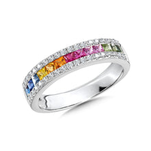 Load image into Gallery viewer, Sapphire Rainbow Ring

