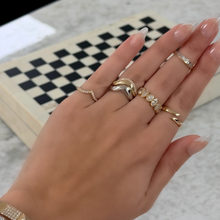 Load image into Gallery viewer, Diamond Wave Ring
