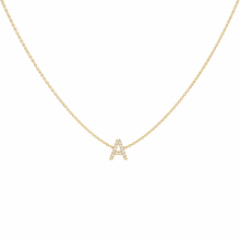 Load image into Gallery viewer, Pavé Initial Necklace

