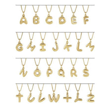 Load image into Gallery viewer, Bubble Initial Necklace
