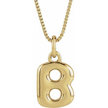 Load image into Gallery viewer, Bubble Initial Necklace
