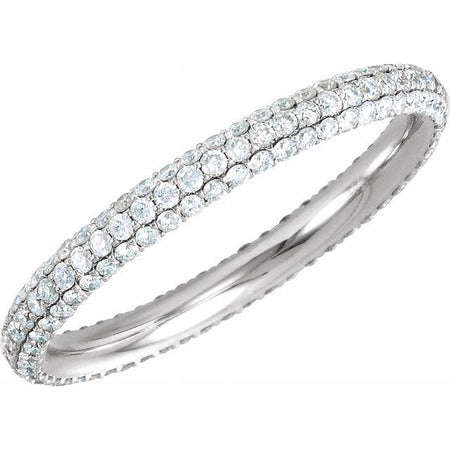 Diamond Pavé Eternity Band