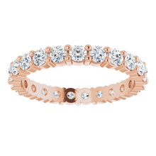 Load image into Gallery viewer, Classic Diamond Eternity Band in 14K
