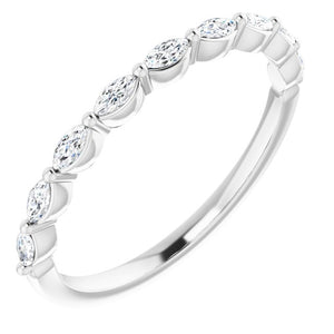 Marquise Stackable Band
