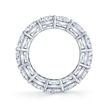 Load image into Gallery viewer, Brilliant Round Cut Eternity Band in Platinum
