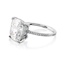 Load image into Gallery viewer, Bella pave diamond engagement ring cushion cut
