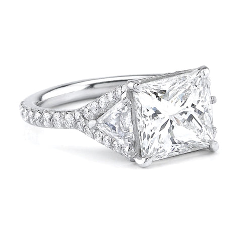 ellie split pave diamond band cathedral setting engagement ring