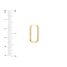 Load image into Gallery viewer, Paperclip Hoop Earring

