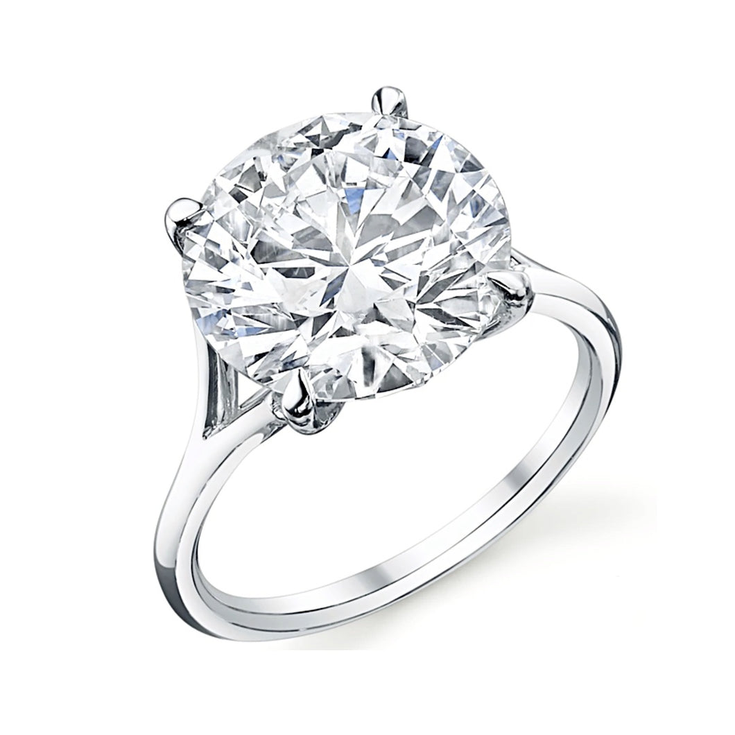 harper classic split band diamond engagement ring