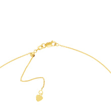 Load image into Gallery viewer, diamond bezel set 14k gold drop horn choker necklace clasp
