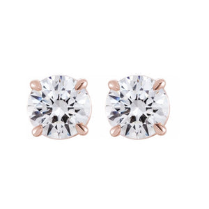 Rothschild Diamond stud earrings rose gold