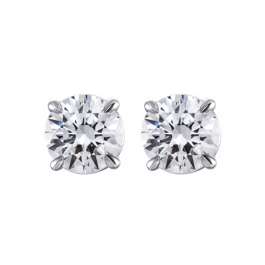 Rothschild Diamond stud earrings white gold