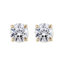 Load image into Gallery viewer, Rothschild Diamond stud earrings yellow gold
