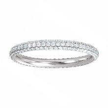 Load image into Gallery viewer, Diamond Pavé Eternity Band

